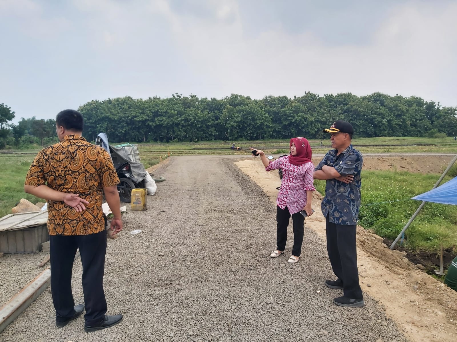 CAMAT MOJOSARI PANTAU TERUS PEMBAGUNAN DESA WISATA DI BELAHANTENGAH